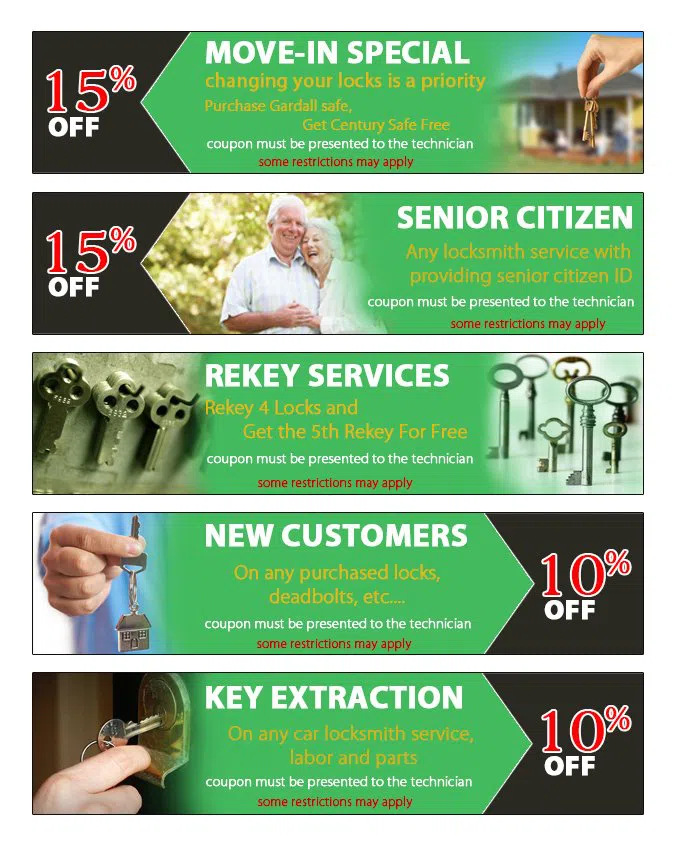 Lock Safe Services Xenia, OH 937-387-7475 - coupon23-set-five